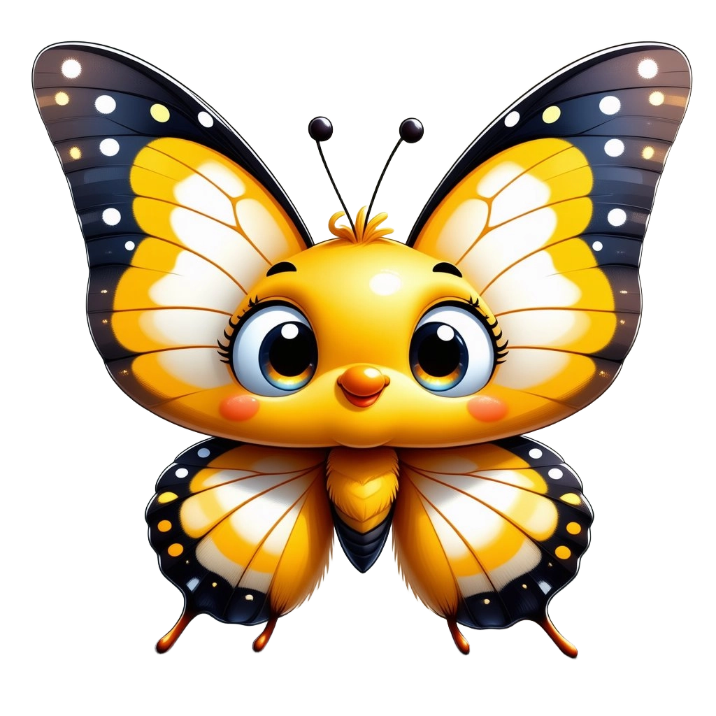 Cute Cartoon Butterfly